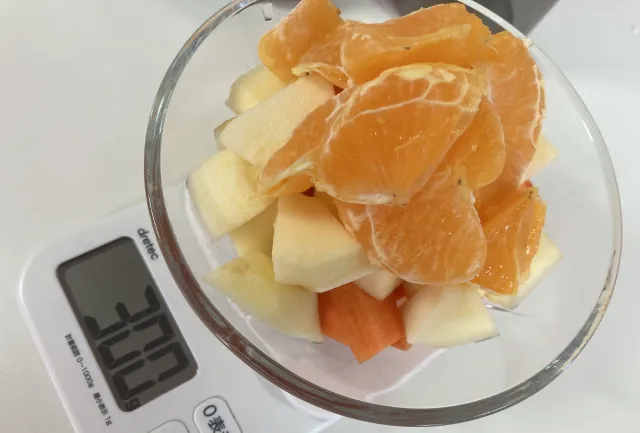 オレンジ・リンゴ・ニンジン300g